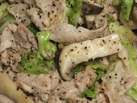 豚肉とキャベツの中華炒め